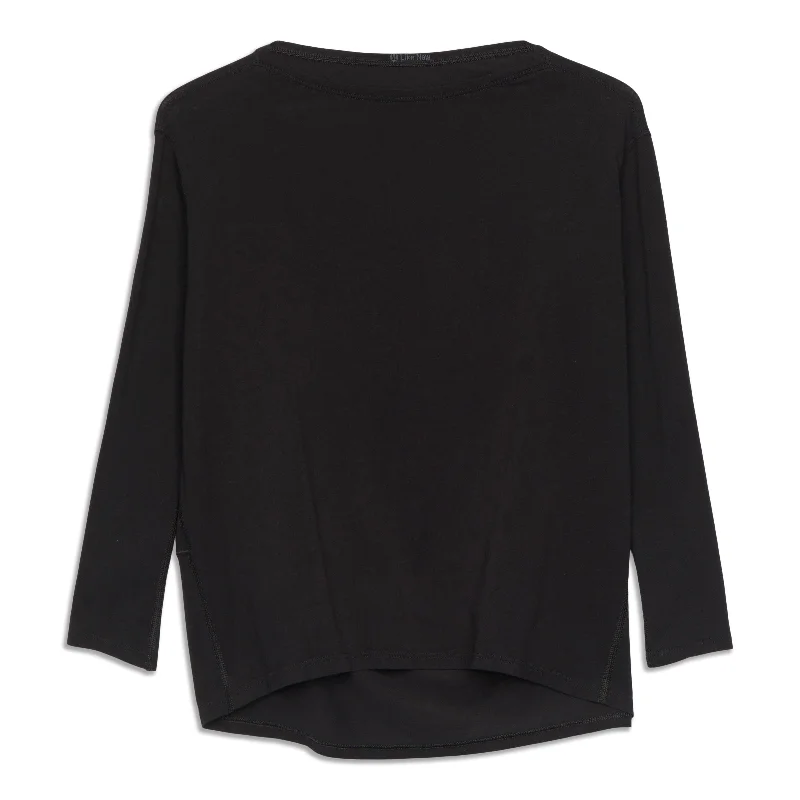 Back In Action Long-Sleeve Shirt - Resale Comfortable Short Sleeve Tee