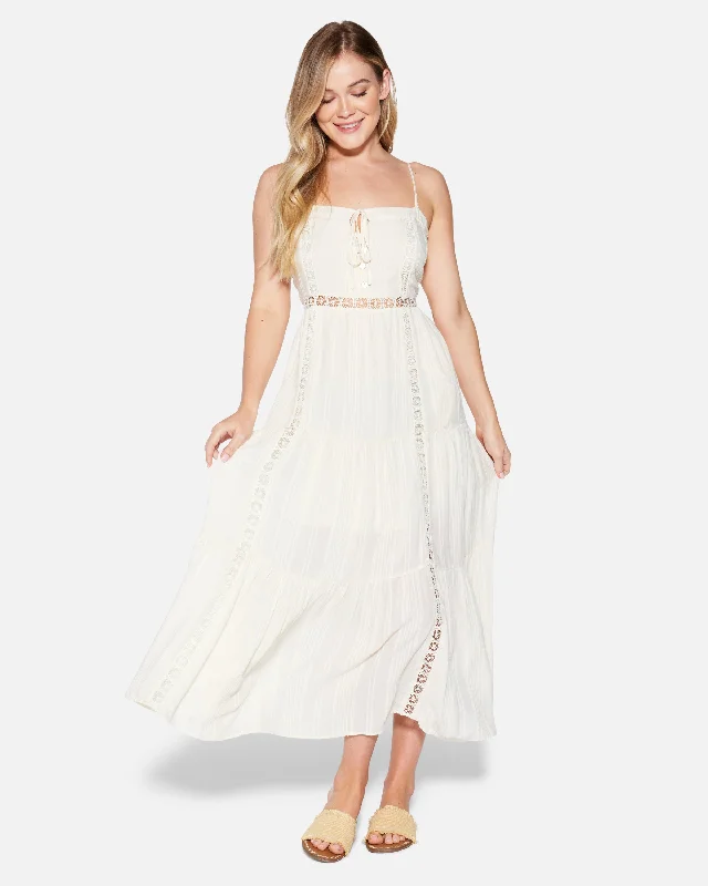 ALICE MIDI DRESS Elegant V-Neck Midi Dress