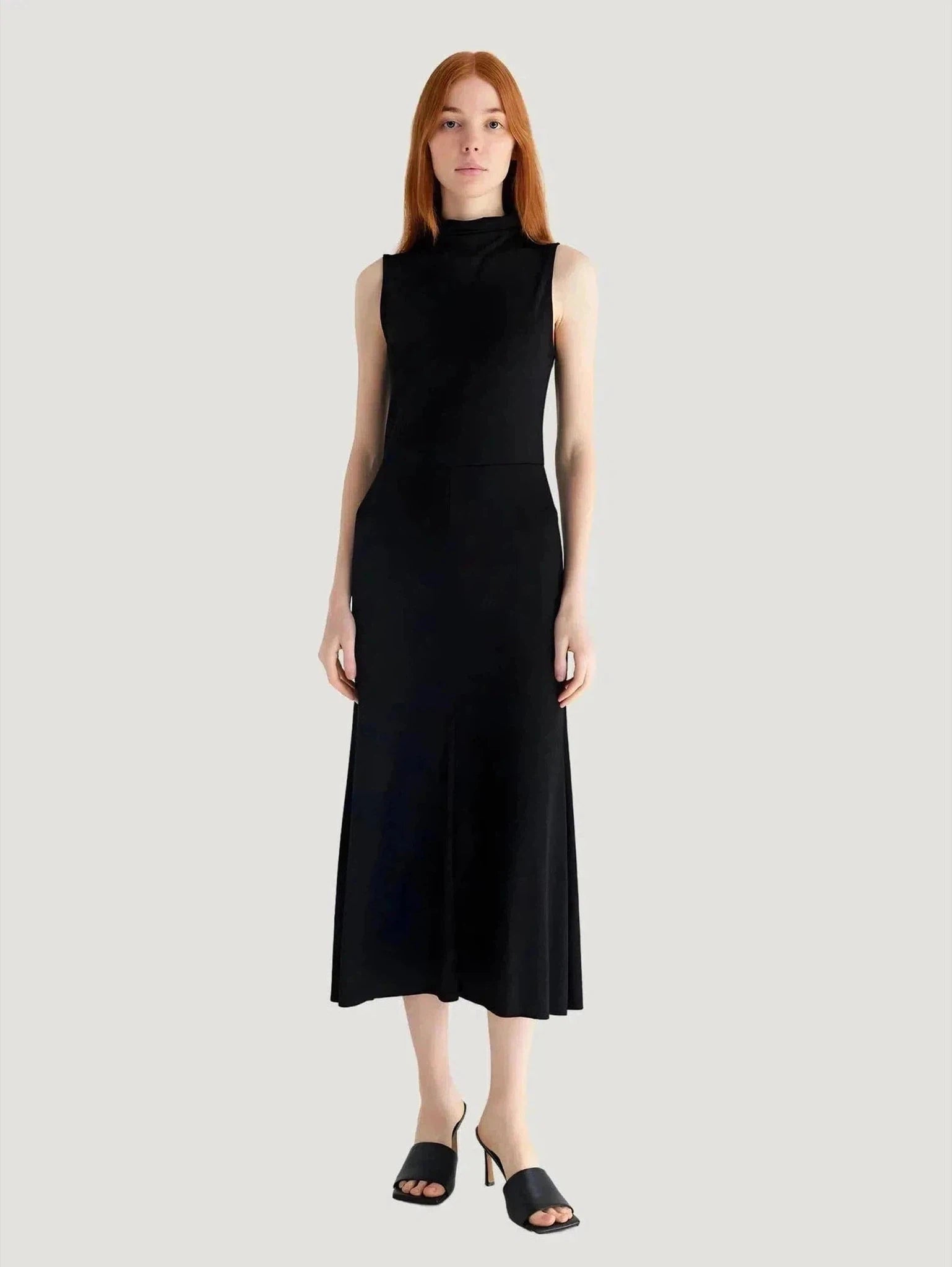 All Row Josey Turtleneck Midi Dress Comfortable Knitwear Midi Dress