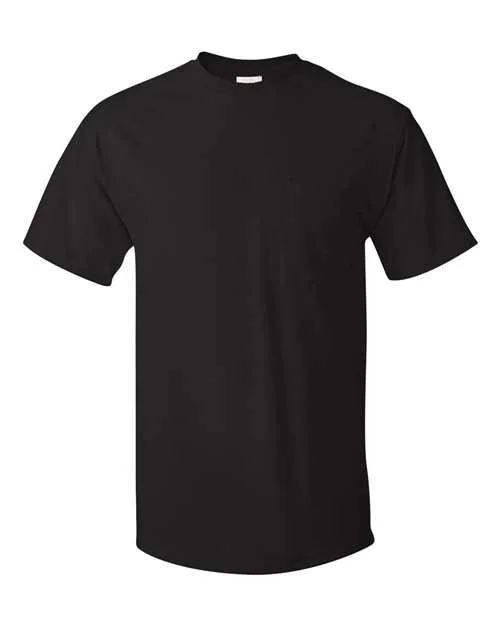 Hanes Authentic Pocket T-Shirt 5590 (Pack of 6) Spandex Blend Rayon Blend Denim Blend Hanes Authentic Pocket T-Shirt 5590 (Pack of 6) Spandex Blend Rayon Blend Denim Blend