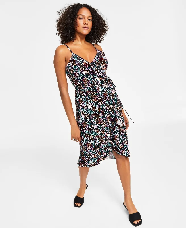 Bar III Petite Printed Faux Wrap Sleeveless Midi Dress Trendy Long Sleeve Midi Dress Bar III Petite Printed Faux Wrap Sleeveless Midi Dress Trendy Long Sleeve Midi Dress