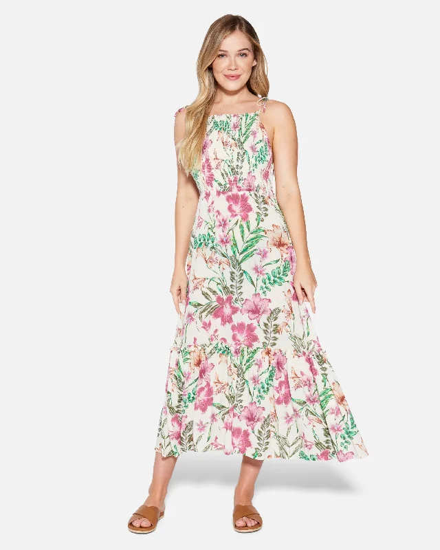 BOTANIC WONDER MIDI DRESS Fashionable Casual Midi Dress