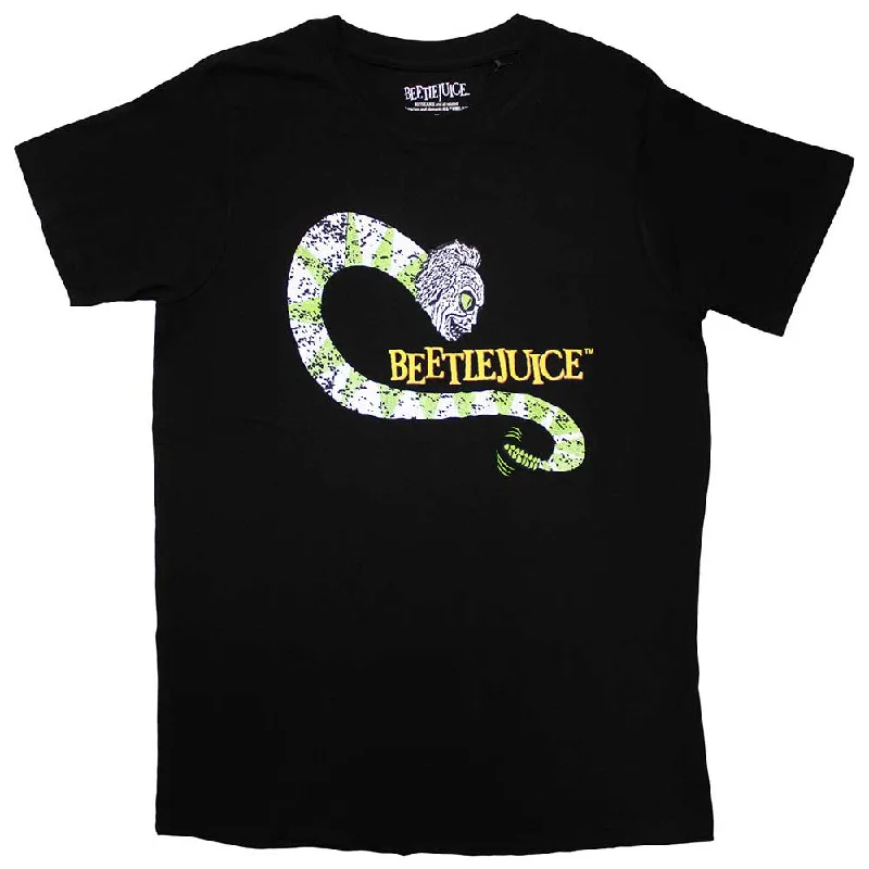 Beetlejuice | Official T-Shirt | Beetlesnake Rayon Fabric Velvet Fabric Corduroy Fabric Beetlejuice | Official T-Shirt | Beetlesnake Rayon Fabric Velvet Fabric Corduroy Fabric