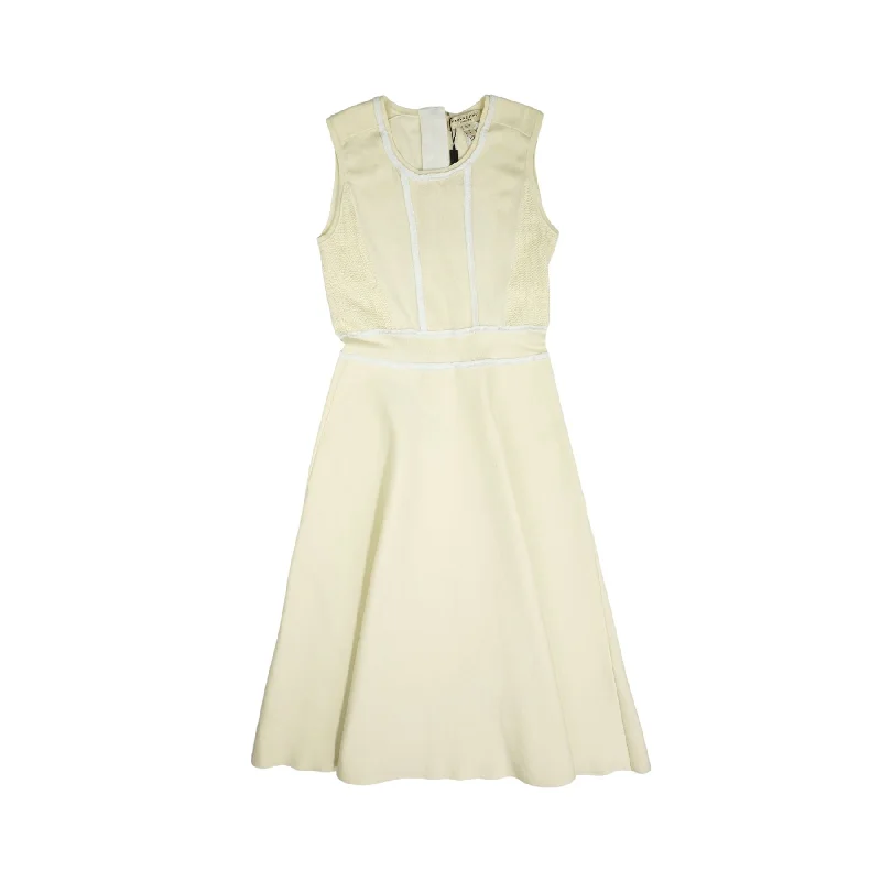 Burberry Midi Dress - Women's S Chic Off-Shoulder Midi Dress