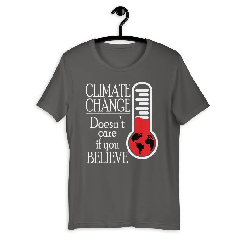 Climate Change T-Shirt Basic T-Shirt Crew Neck Short Sleeve