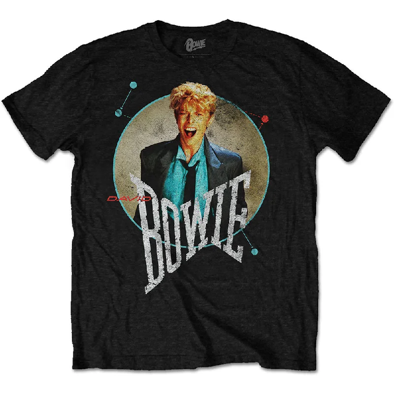 David Bowie | Official Band T-Shirt | Circle Scream (Back Print) Lace Blend Ribbed Blend Corduroy Blend David Bowie | Official Band T-Shirt | Circle Scream (Back Print) Lace Blend Ribbed Blend Corduroy Blend