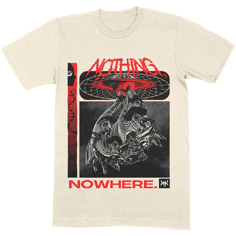 Nothing,Nowhere | Official Band T-Shirt | Sci-Fi Scorpio Fight Solid Print Embellished Nothing,Nowhere | Official Band T-Shirt | Sci-Fi Scorpio Fight Solid Print Embellished