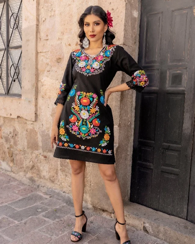 Kimono Deluxe Mini Dress Stylish Plaid Mini Dress