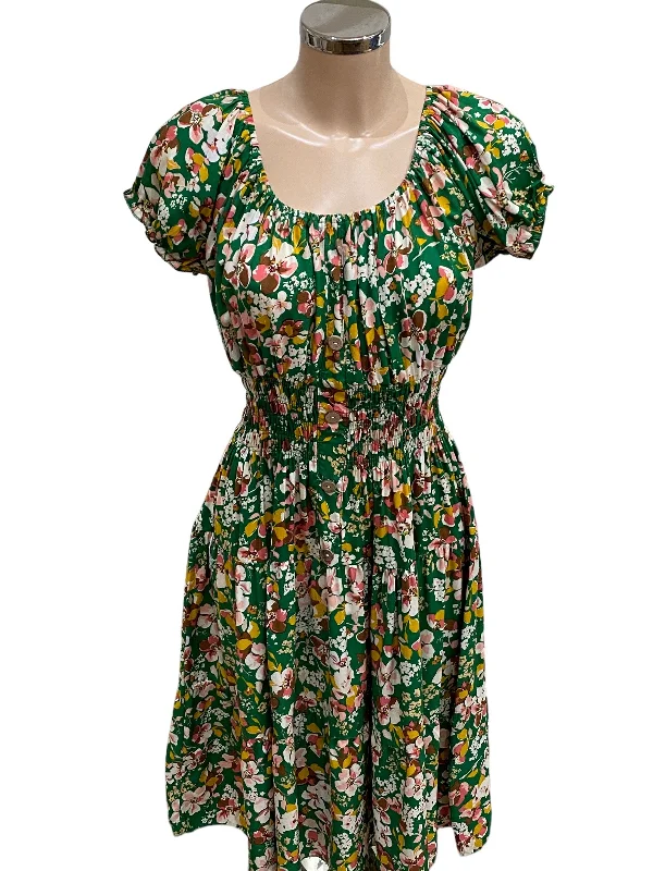 Floral Bardot Midi Dress (2 Colours) Elegant V-Neck Midi Dress