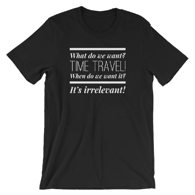 Funny Time Travel T-Shirt Gift for Science Teachers and Physics Nerds Satin Blend Silk Blend Wool Blend Funny Time Travel T-Shirt Gift for Science Teachers and Physics Nerds Satin Blend Silk Blend Wool Blend