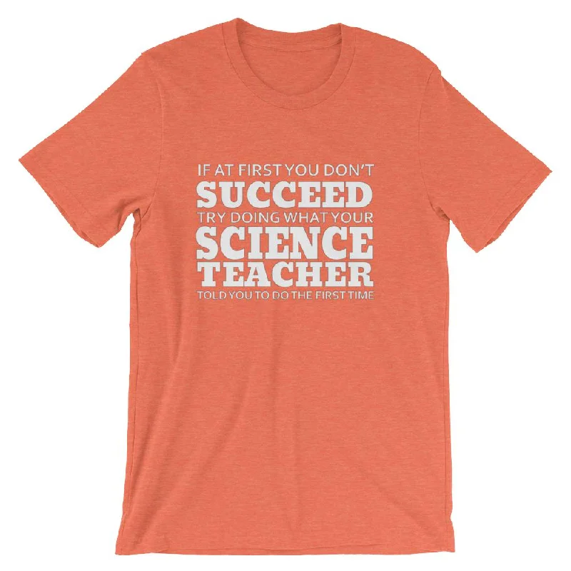 Funny Science Teacher Lesson Short-Sleeve Unisex T-Shirt Cotton Fabric Linen Fabric Terry Fabric Funny Science Teacher Lesson Short-Sleeve Unisex T-Shirt Cotton Fabric Linen Fabric Terry Fabric
