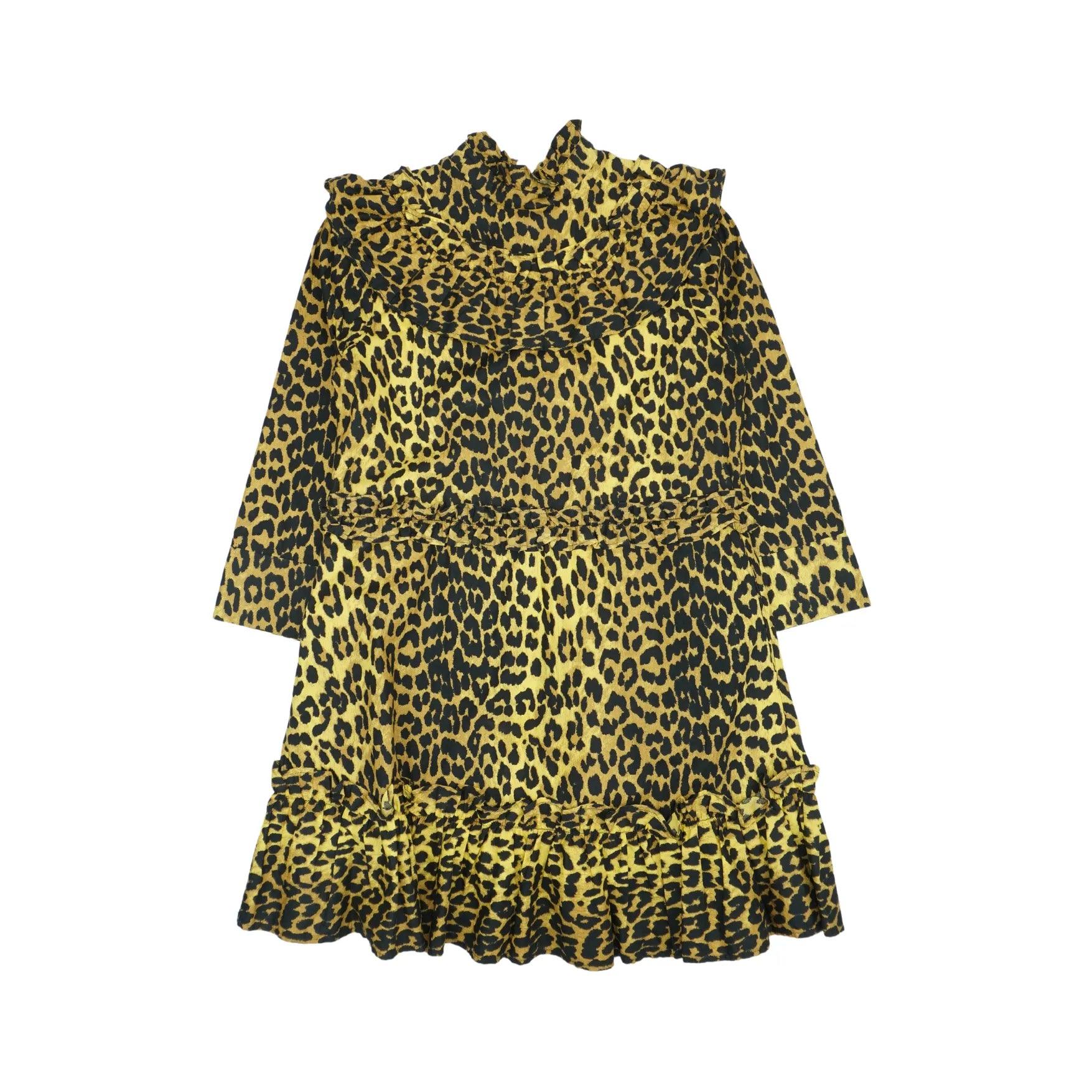 Ganni Mini Dress - Women's 36 Classic Shift Mini Dress