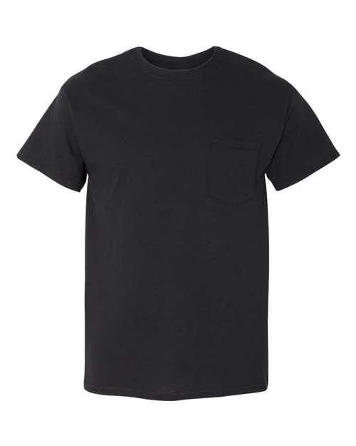 Gildan Heavy Cotton™ Pocket T-Shirt 5300 (Pack of 6) Welt Pockets Slit Pockets Flap Pockets Gildan Heavy Cotton™ Pocket T-Shirt 5300 (Pack of 6) Welt Pockets Slit Pockets Flap Pockets