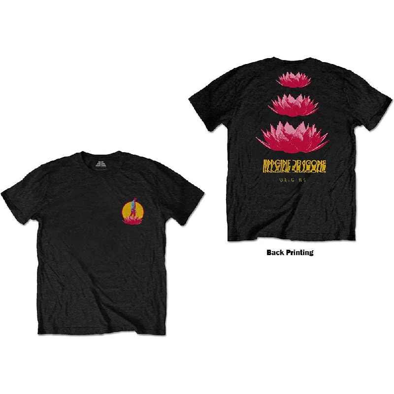 Imagine Dragons | Official Band T-Shirt | Origins Lotus (Back Print) Zippered Buttoned Snapped Imagine Dragons | Official Band T-Shirt | Origins Lotus (Back Print) Zippered Buttoned Snapped