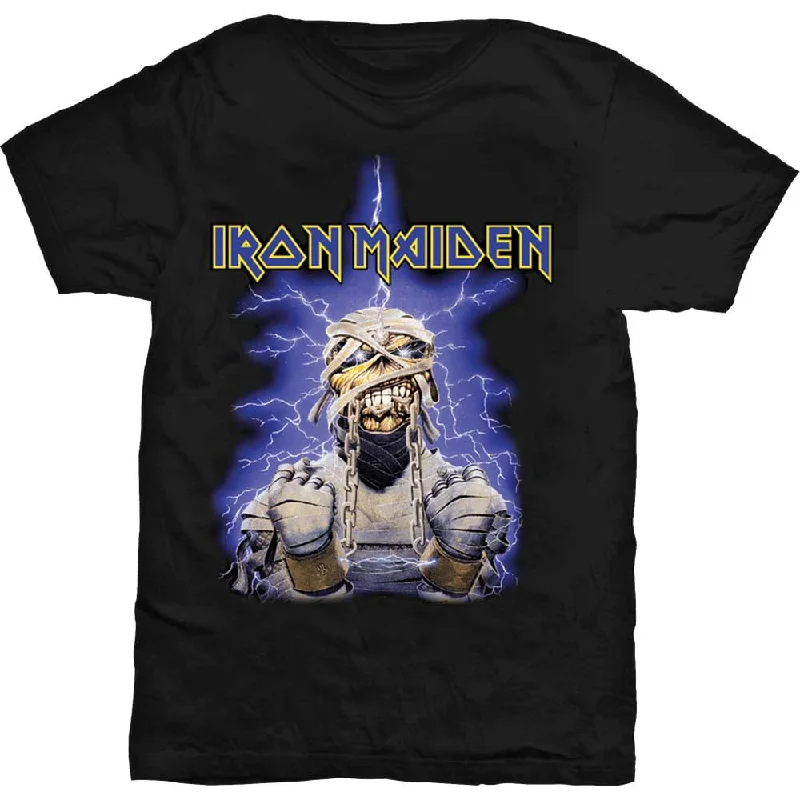 Iron Maiden | Official Band T-Shirt | Powerslave Mummy Collared Crew Neck Turtle Neck Iron Maiden | Official Band T-Shirt | Powerslave Mummy Collared Crew Neck Turtle Neck