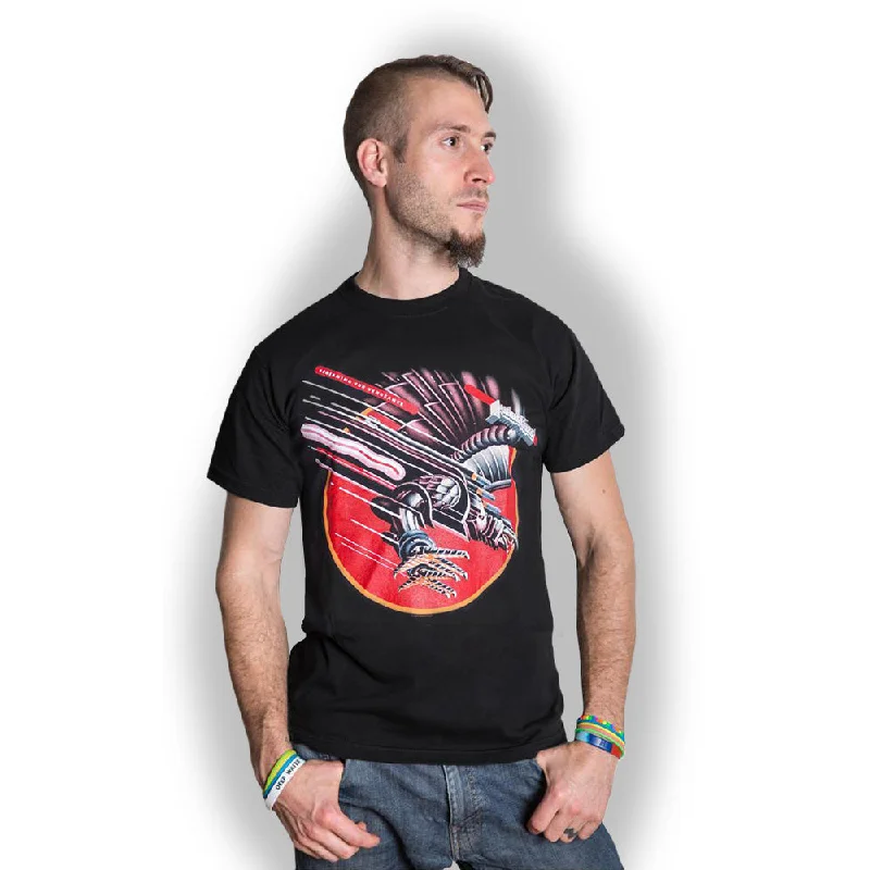 Judas Priest | Official Band T-shirt | Screaming for Vengeance Collared Crew Neck Turtle Neck Judas Priest | Official Band T-shirt | Screaming for Vengeance Collared Crew Neck Turtle Neck