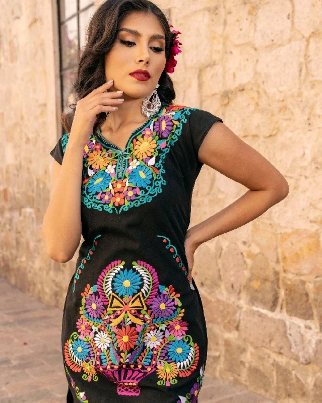 Kimono Mini Dress Fashionable A-Line Mini Dress