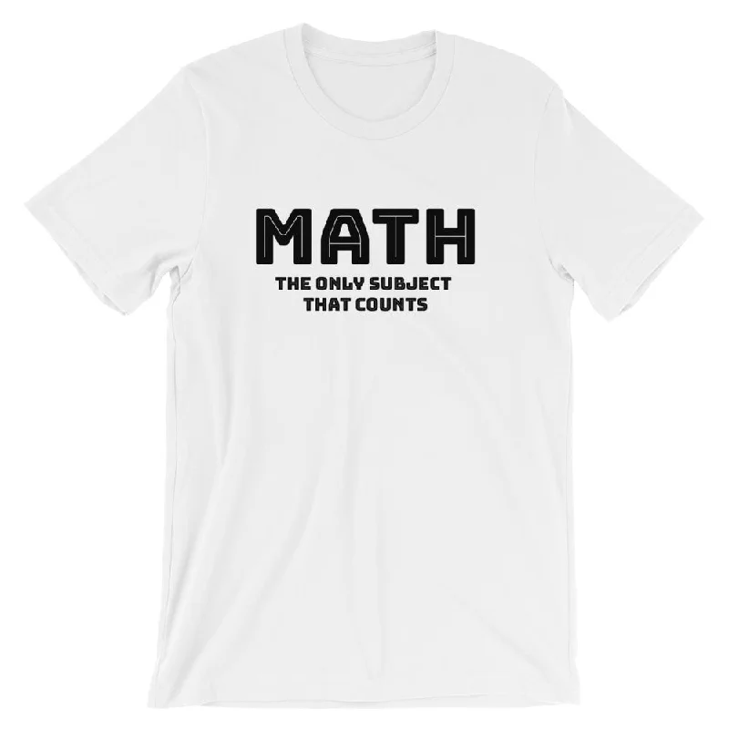 Math Pun Shirt for Math Teachers Short-Sleeve Unisex T-Shirt Seamless Knitted Crochet