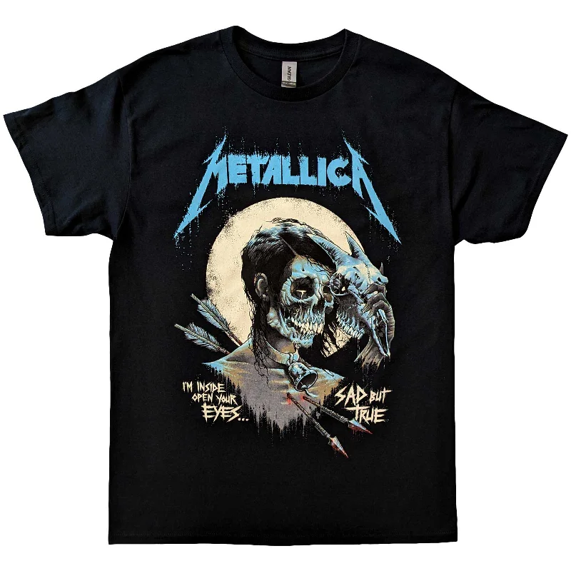 Metallica | Official Band T-Shirt | Sad But True Poster Rayon Velvet Corduroy