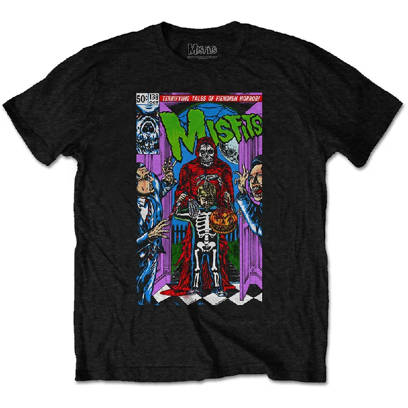 Misfits | Official Band T-Shirt | Trick or Treat Thin T-Shirt Open Front Quick Dry