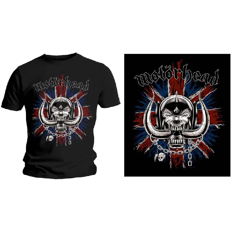 Motorhead | Official Band T-Shirt | British Warpig Boxy Fit Fitted Loose