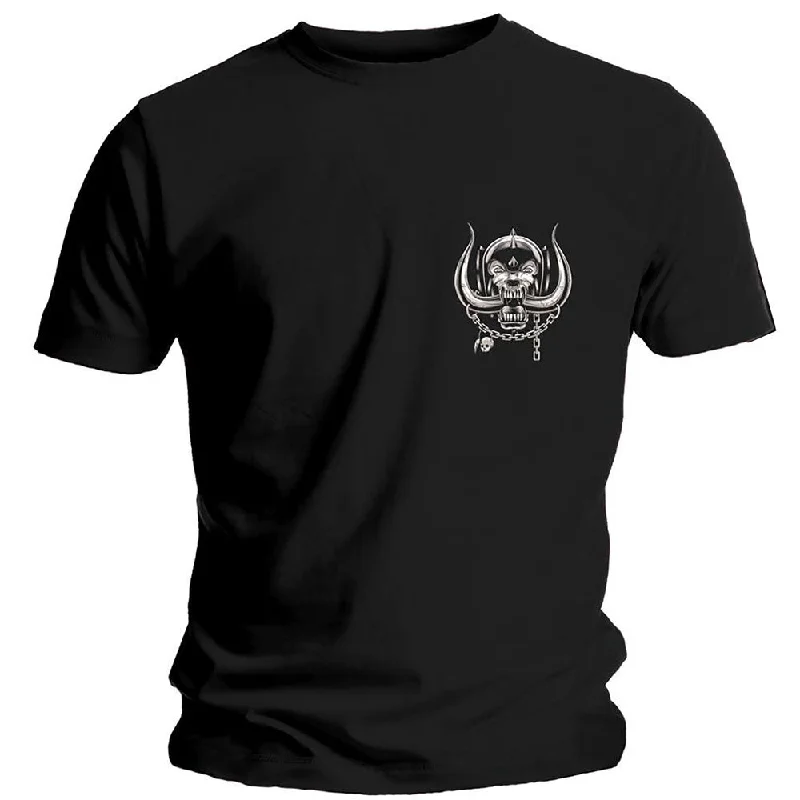 Motorhead | Official Band T-Shirt | Pocket Logo Mesh Blend Leather Blend Suede Blend Motorhead | Official Band T-Shirt | Pocket Logo Mesh Blend Leather Blend Suede Blend