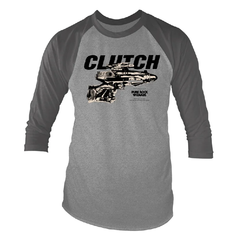 Clutch Unisex Raglan T-shirt: Pure Rock Wizards Terry Blend Velvet Blend Canvas Blend Clutch Unisex Raglan T-shirt: Pure Rock Wizards Terry Blend Velvet Blend Canvas Blend