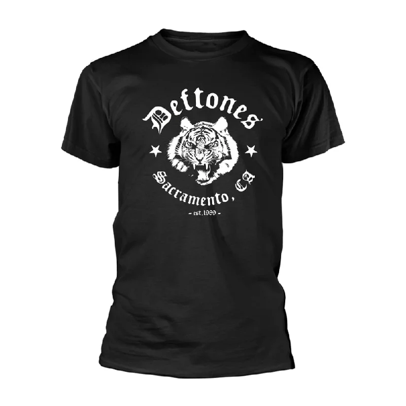 Deftones | Official Band T-Shirt | Tiger Sacramento Rayon Fabric Velvet Fabric Corduroy Fabric Deftones | Official Band T-Shirt | Tiger Sacramento Rayon Fabric Velvet Fabric Corduroy Fabric