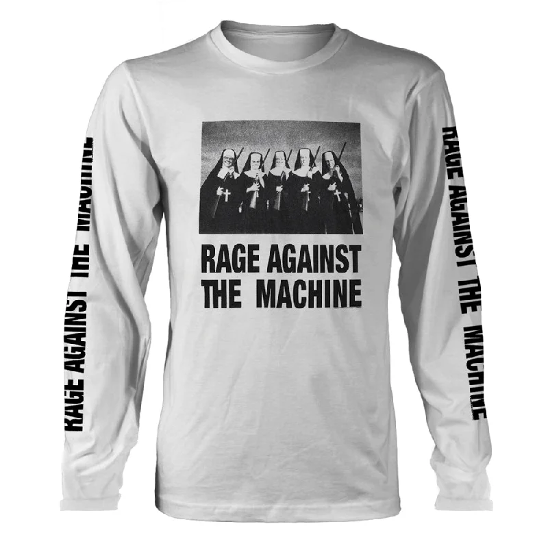 Rage Against The Machine Long Sleeved | Official Band T-Shirt | Nuns and Guns (back print) Terry Blend Velvet Blend Canvas Blend Rage Against The Machine Long Sleeved | Official Band T-Shirt | Nuns and Guns (back print) Terry Blend Velvet Blend Canvas Blend