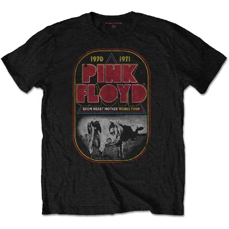 Pink Floyd | Official Band T-Shirt | AHM Tour Collared Crew Neck Turtle Neck