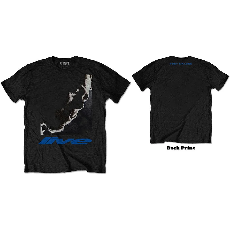 Post Malone | Official Band T-Shirt | HT Live Close-Up (Back Print) Handmade Hand-knitted Hand-woven Post Malone | Official Band T-Shirt | HT Live Close-Up (Back Print) Handmade Hand-knitted Hand-woven