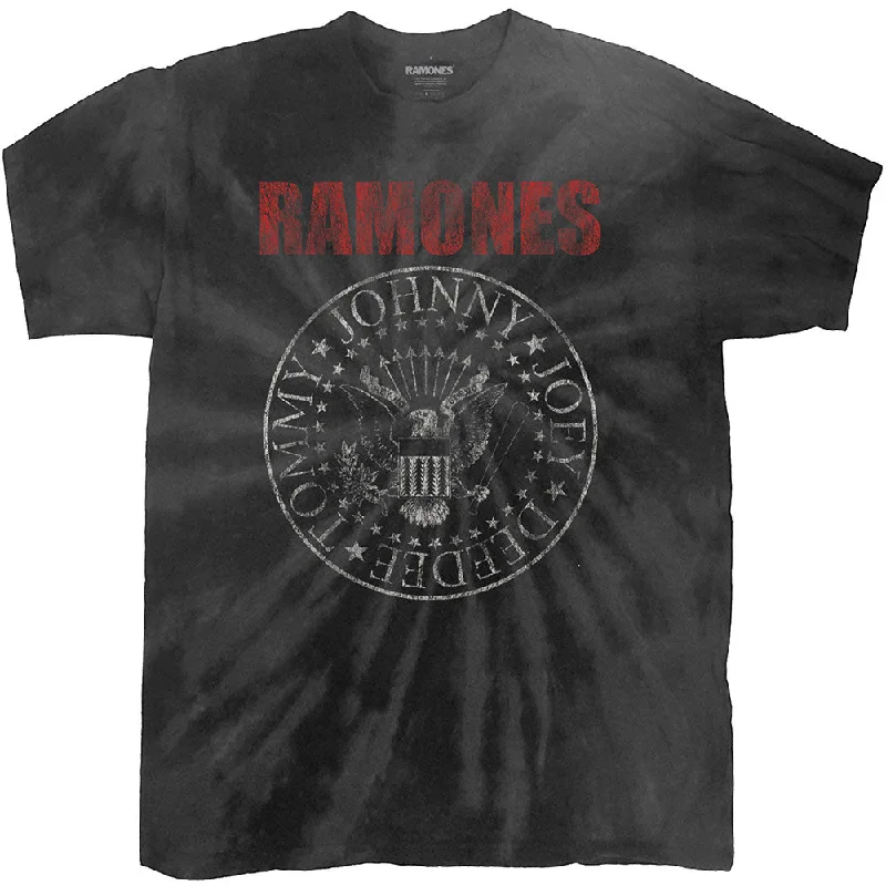 Ramones | Official Band T-Shirt | Presidential Seal (Dip-Dye) Layered Multi-layer Single Layer Ramones | Official Band T-Shirt | Presidential Seal (Dip-Dye) Layered Multi-layer Single Layer