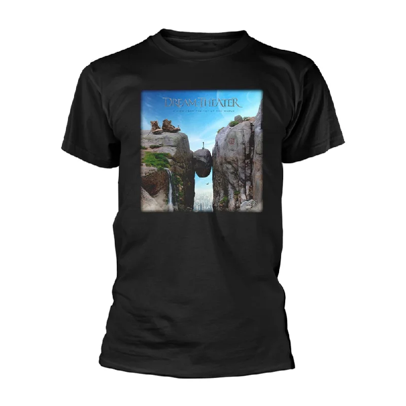 Dream Theater Unisex T-shirt: A View From The Top Anti-Pilling Machine Wash Handmade Dream Theater Unisex T-shirt: A View From The Top Anti-Pilling Machine Wash Handmade