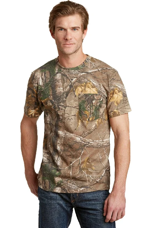 Russell Outdoors - Realtree Explorer 100% Cotton T-Shirt with Pocket. S021R Oversized T-Shirt Spandex breathable Russell Outdoors - Realtree Explorer 100% Cotton T-Shirt with Pocket. S021R Oversized T-Shirt Spandex breathable