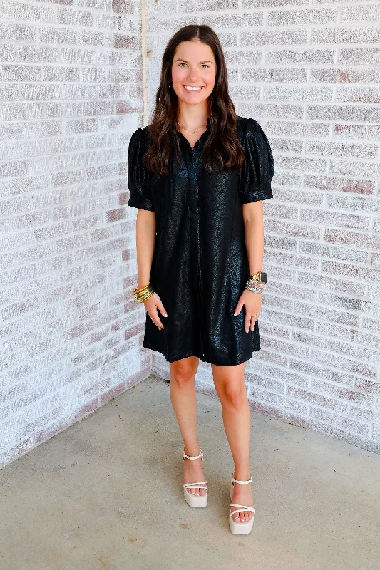 Sincerely Ours - Vivienne Mini Dress Fashionable Denim Mini Dress