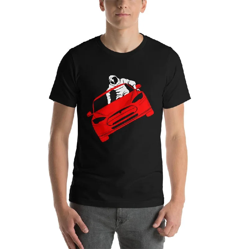 Tesla Starman Shirt, SpaceX Inspired T-Shirt for Elon Musk Fanboys Real Fur Shearling Chenille Tesla Starman Shirt, SpaceX Inspired T-Shirt for Elon Musk Fanboys Real Fur Shearling Chenille
