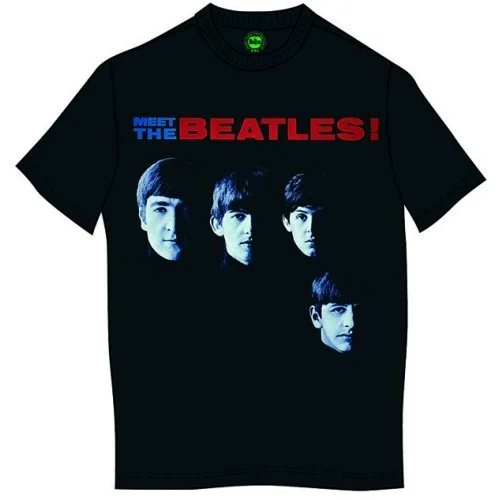 The Beatles Unisex Premium T-Shirt: Meet The Beatles Thin T-Shirt Open Front Quick Dry The Beatles Unisex Premium T-Shirt: Meet The Beatles Thin T-Shirt Open Front Quick Dry