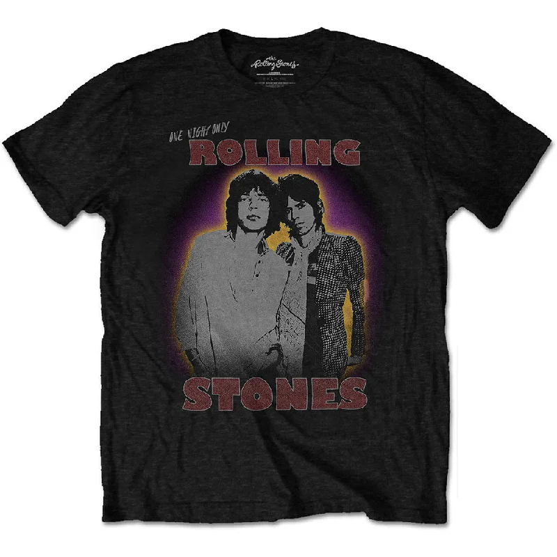 The Rolling Stones | Official Band T-Shirt | Mick & Keith Denim Fabric Leather Fabric Suede Fabric The Rolling Stones | Official Band T-Shirt | Mick & Keith Denim Fabric Leather Fabric Suede Fabric