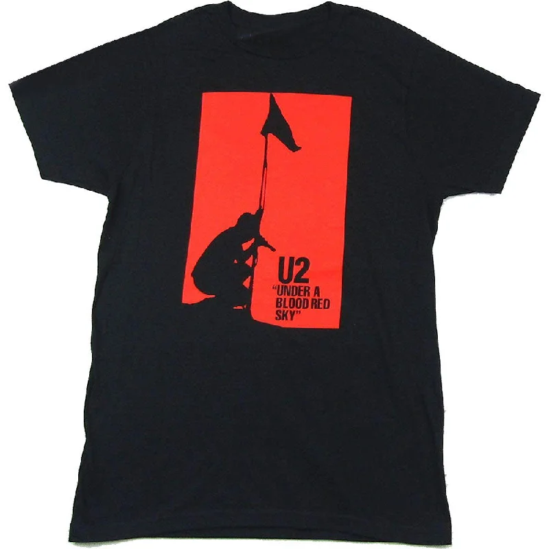 U2 | Official Band T-Shirt | Blood Red Sky Oversized T-Shirt Spandex breathable