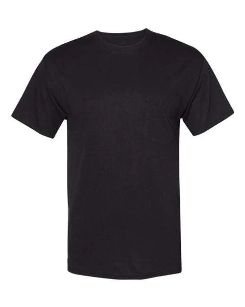 Hanes Workwear Pocket T-Shirt W110 V-Neck T-Shirt Long Sleeve Cotton