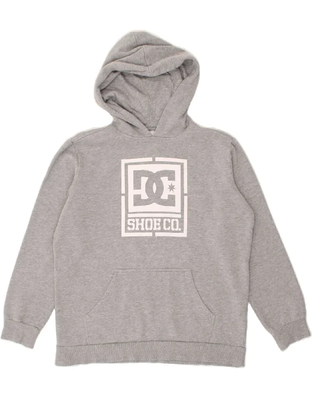 DC Womens Graphic Hoodie Jumper UK 18 XL Grey Cotton Hoodie with Strings Custom Fit Adjustable DC Womens Graphic Hoodie Jumper UK 18 XL Grey Cotton Hoodie with Strings Custom Fit Adjustable
