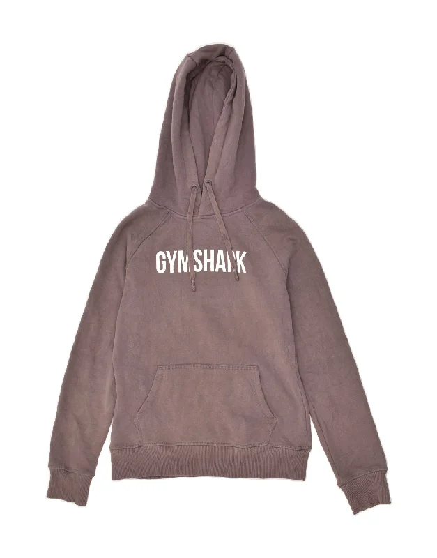 GYMSHARK Womens Graphic Hoodie Jumper UK 6 XS Grey Cotton Cotton Hoodie Fleece Lining Warmth GYMSHARK Womens Graphic Hoodie Jumper UK 6 XS Grey Cotton Cotton Hoodie Fleece Lining Warmth