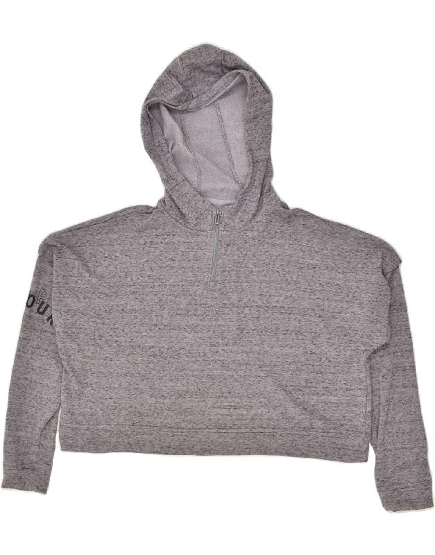 UNDER ARMOUR Womens Oversized Graphic Hoodie Jumper UK 14 Medium Grey Hooded Sweatshirt Casual Wear Street Style UNDER ARMOUR Womens Oversized Graphic Hoodie Jumper UK 14 Medium Grey Hooded Sweatshirt Casual Wear Street Style