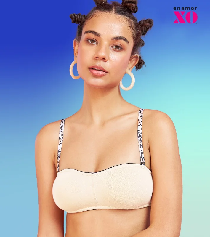 Enamor XO Toasted Almond Non-Wired Non Padded Multiway Bra - Nella Ultra-Light Bra