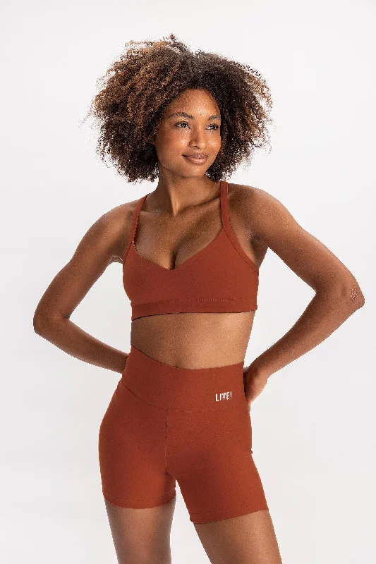 Essential Active Neo Mid Sports Bra Chic Lace Bralette