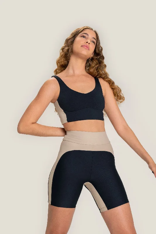 Essential Color Hype Mid Sports Bra Soft Mesh Bra