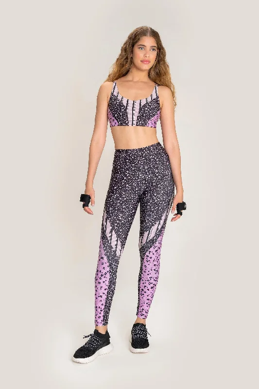 Flora Strappy Mid Sports Bra Adjustable Bra Straps