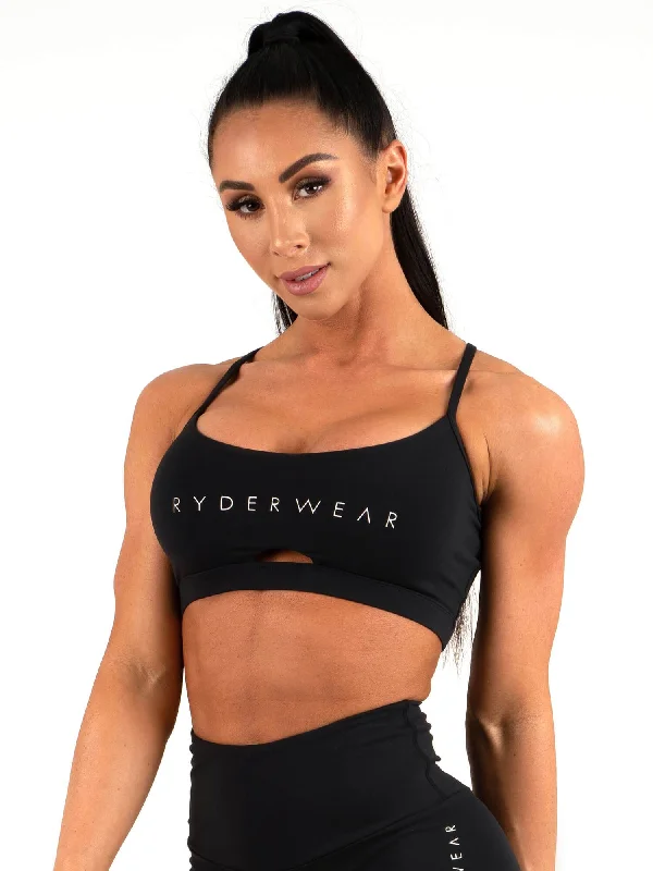 Staples Sports Bra - Black Active Wear Bra