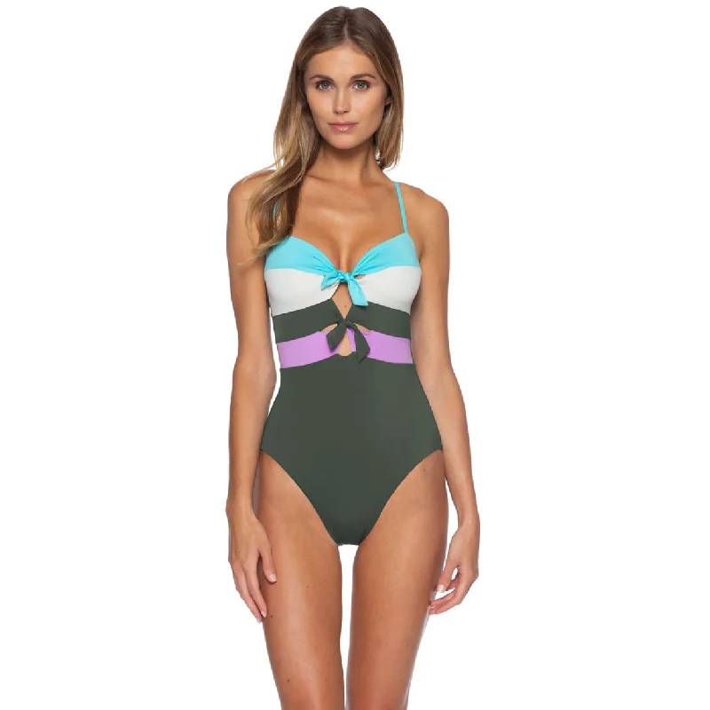 Becca Circuit Eleanor One Piece Womens Swimsuit Vibrant Bikini Design