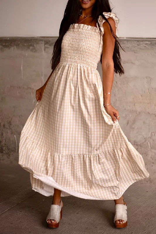 Charlotte Maxi Dress - White Elegant Sleeveless Maxi Dress